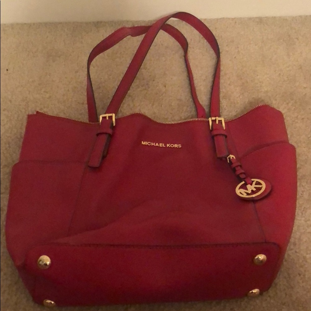 Used Red Michael Kors Bag